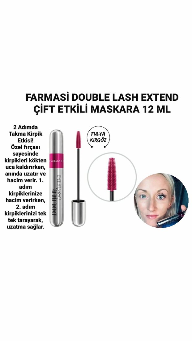 Farmasi Double Lash Maskara Rimel - Görsel 2