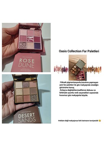 Farmasi Oasis Collection Far Paleti - Görsel 5