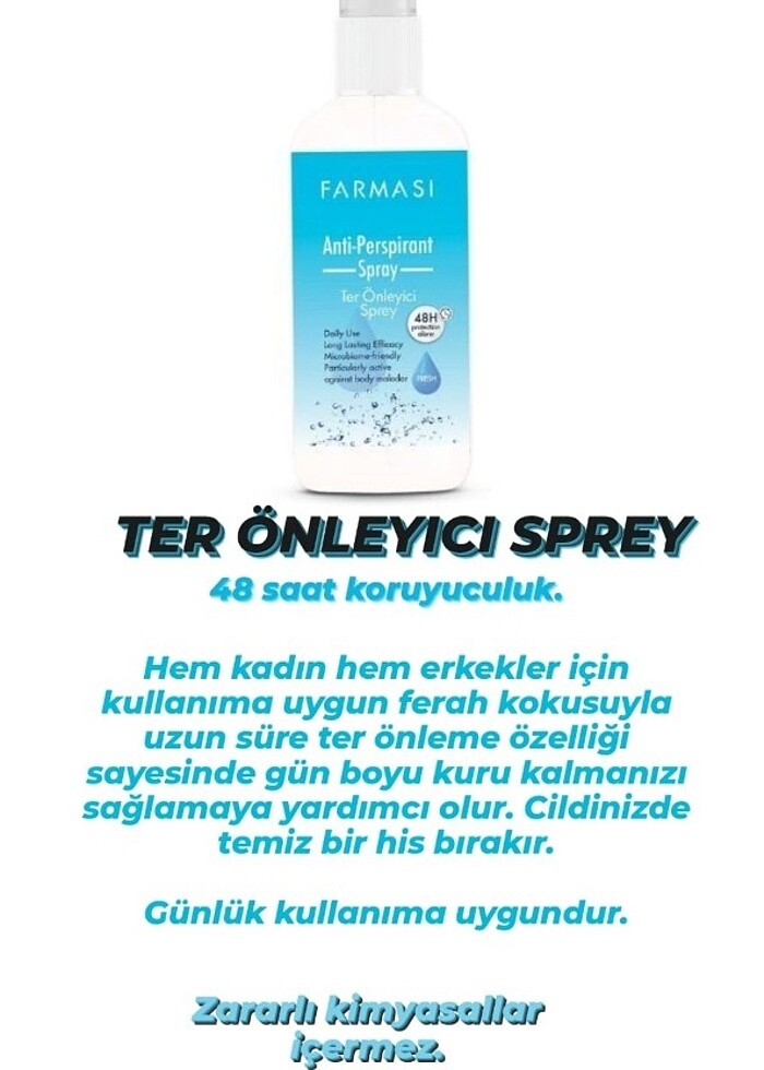 Farmasi Ter Kokusu Önleyici Sprey - Görsel 3