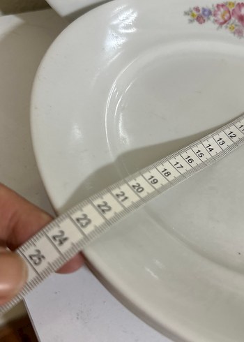 İstanbul porselen Çiçek Desenli servis tabakları - Görsel 7