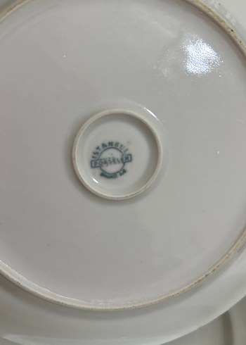 İstanbul porselen Çiçek Desenli servis tabakları - Görsel 8