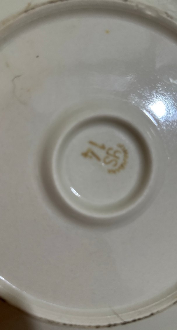 Sümerbank Pastel Çiçek Desenli Beyaz Tabaklar - Görsel 5