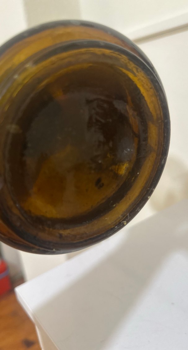 Kahve levent damgalı Antika Gaz Lambası - Görsel 5