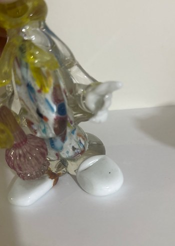 Murano Renkli Cam Palyaço Figürin - Görsel 7