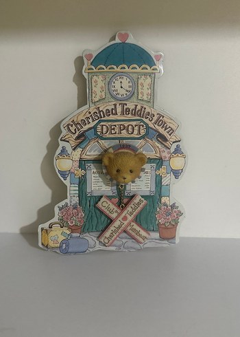 Broş Pastel Renkli Altın Figürin - Cherished Teddies - Görsel 2