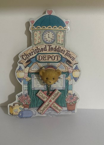 Broş Pastel Renkli Altın Figürin - Cherished Teddies - Görsel 4