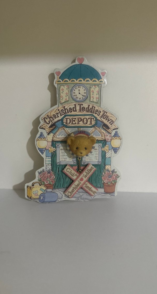 Broş Pastel Renkli Altın Figürin - Cherished Teddies - Görsel 2