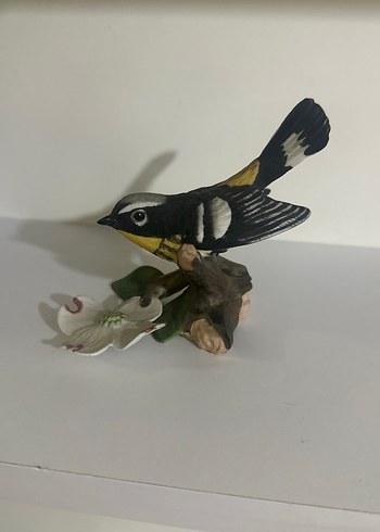 Franklinmint Sarı ve Siyah Kuş Figürlü Dekoratif Biblo - Görsel 3