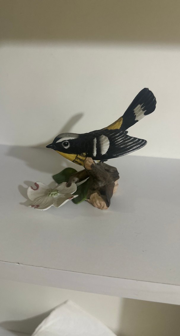 Franklinmint Sarı ve Siyah Kuş Figürlü Dekoratif Biblo - Görsel 3