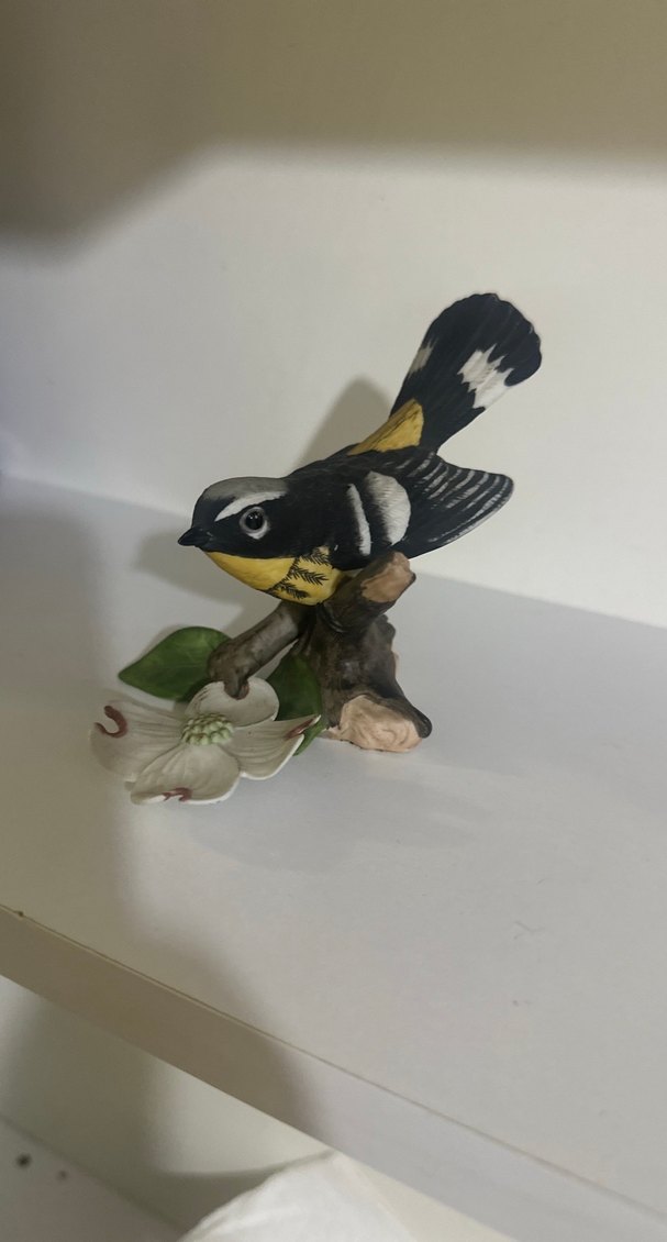 Franklinmint Sarı ve Siyah Kuş Figürlü Dekoratif Biblo - Görsel 2