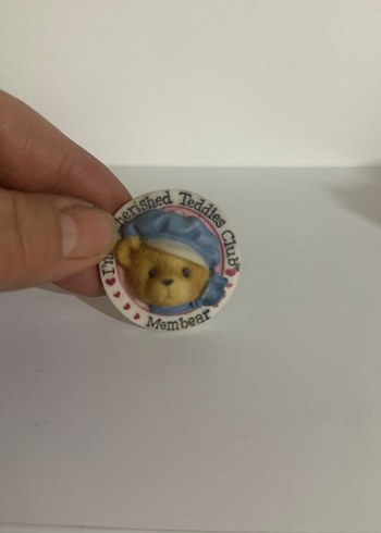 Cherıshed Bej Vintage Ayıcık Rozeti - Görsel 2