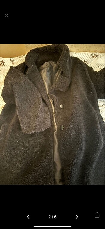 Zara Peluş uzun mont