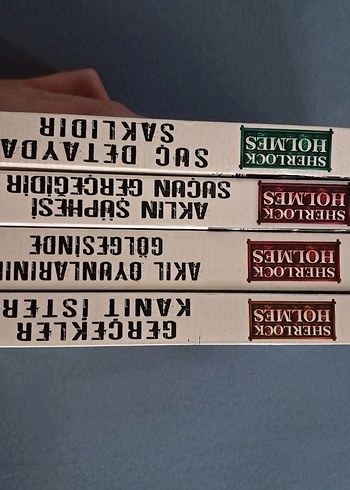  Sherlock Holmes Kitap Seti - 4 Kitap