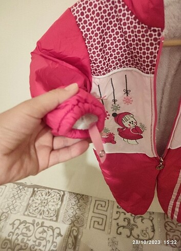 Bebek kışlık astronot içi yünlü tulum  - Görsel 6