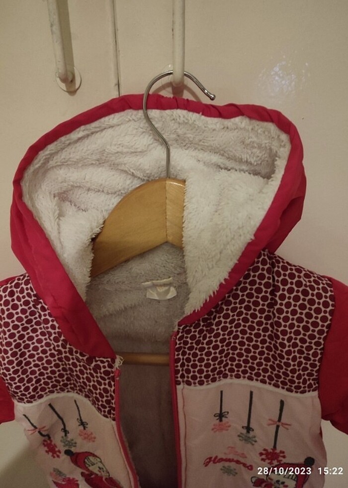 Bebek kışlık astronot içi yünlü tulum  - Görsel 4