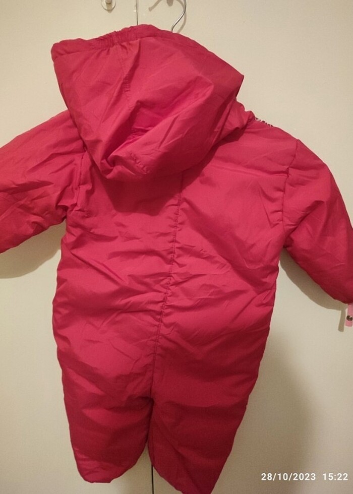 Bebek kışlık astronot içi yünlü tulum  - Görsel 5