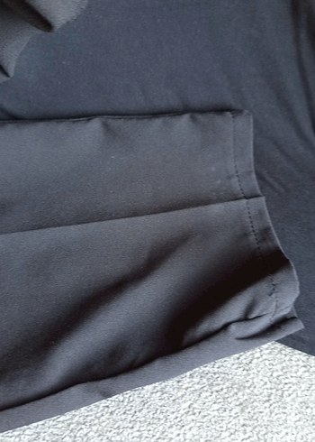 siyah Rahat Kesim  Pantolon - Görsel 3