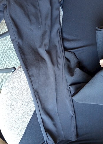 siyah Rahat Kesim  Pantolon - Görsel 2