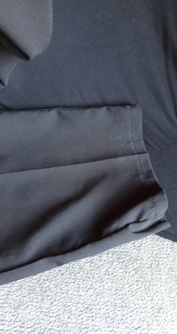 siyah Rahat Kesim  Pantolon - Görsel 3