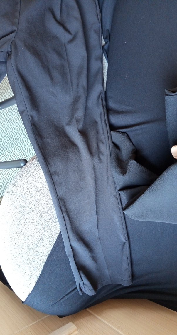 siyah Rahat Kesim  Pantolon - Görsel 2