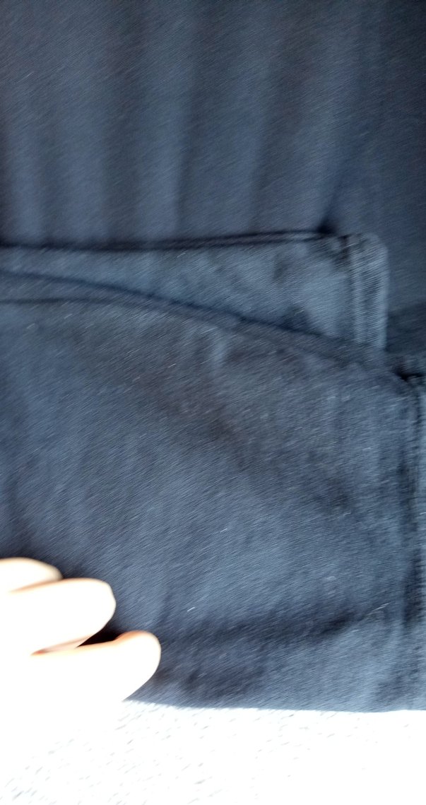 Düğmeli siyah Pamuklu  Eşofmanı - Görsel 3