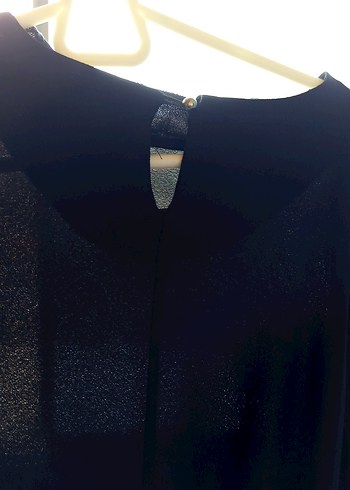 siyah uzun Salaş tunik - Görsel 4