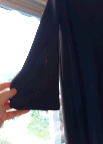 siyah uzun Salaş tunik - Görsel 2