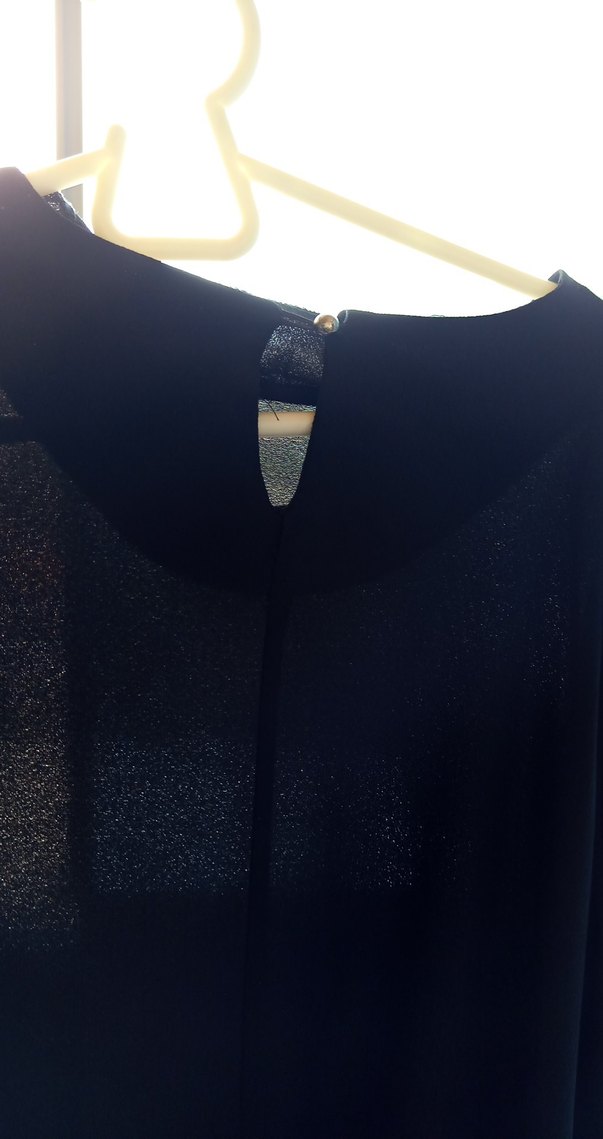 siyah uzun Salaş tunik - Görsel 4