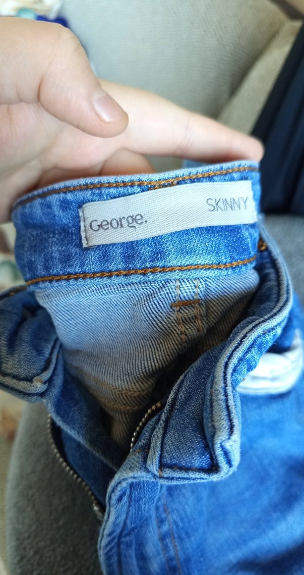 Kadın Mavi Denim Midi Boy Dar Kesim Kot - Görsel 3