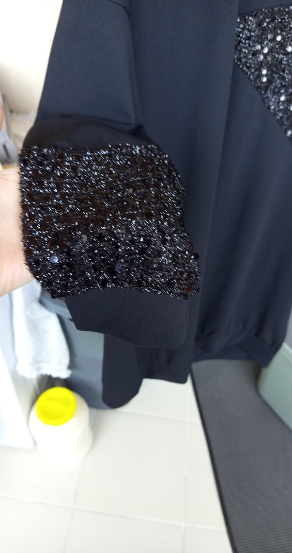 Siyah Uzun Kollu Tunik - Görsel 2