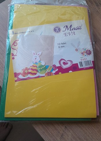 Pastel Renkli 8'li EVA Köpük Levha Seti 2mm