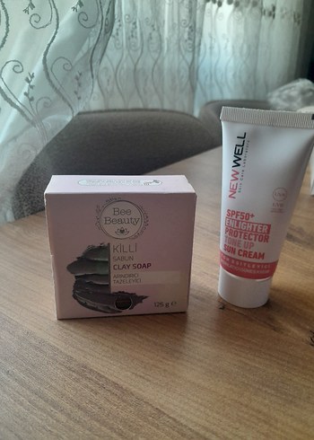 Diğer SPF50 Korumalı güneş kremi ve Kil Sabunu