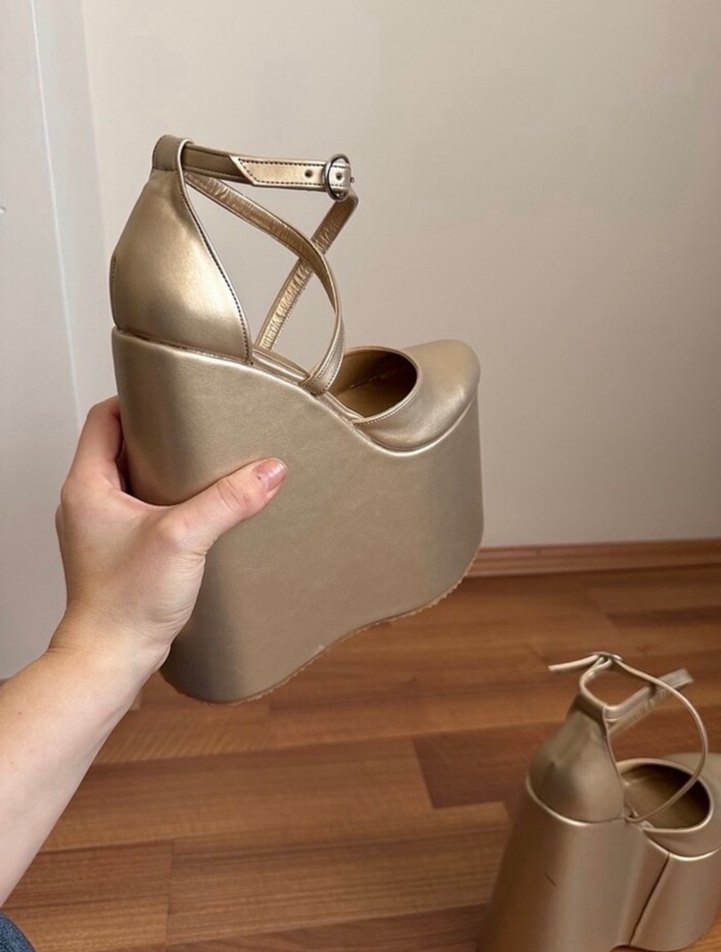 Platform Ayakkabı Yüksek topuk ayakkabı Abiye Ayakkabı - Görsel 5