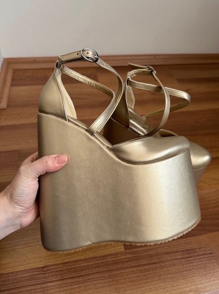 Platform Ayakkabı Yüksek topuk ayakkabı Abiye Ayakkabı - Görsel 4