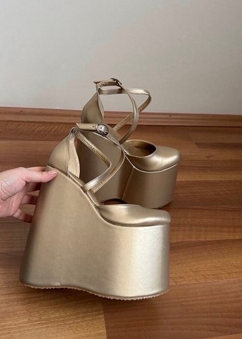 Sahne Ayakkabısı Platform Ayakkabı Yüksek topuk ayakkabı - Görsel 8