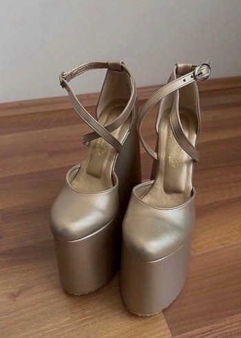 Sahne Ayakkabısı Platform Ayakkabı Yüksek topuk ayakkabı - Görsel 11