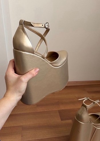 Sahne Ayakkabısı Platform Ayakkabı Yüksek topuk ayakkabı - Görsel 4
