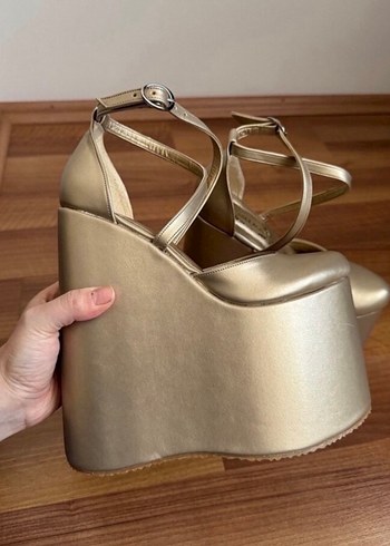 Sahne Ayakkabısı Platform Ayakkabı Yüksek topuk ayakkabı - Görsel 5