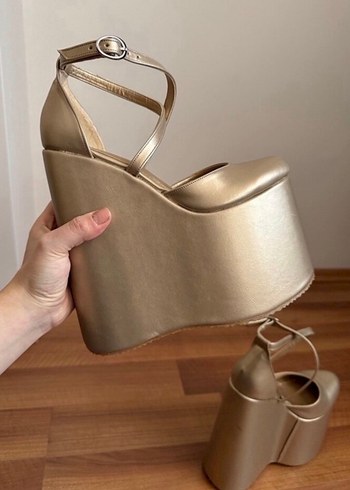 Sahne Ayakkabısı Platform Ayakkabı Yüksek topuk ayakkabı - Görsel 2