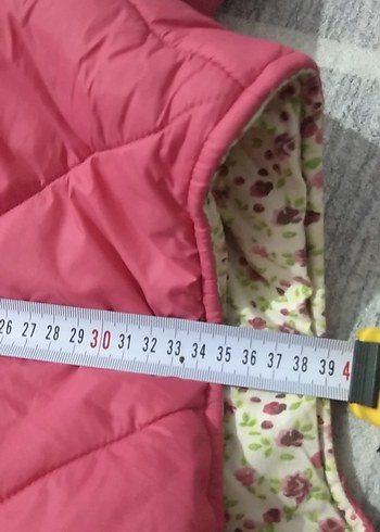 Kız Çocuk Pembe Kürklü Kapüşonlu Yelek - Görsel 5