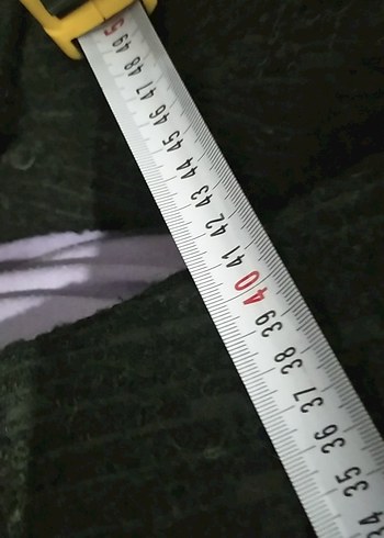 Düğmeli Siyah Kadın Uzun Kaban - Görsel 5