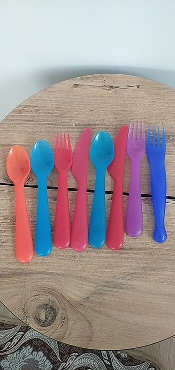 Bebek mama kaşık çatal bıçak 