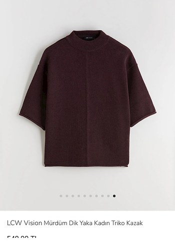LCW Vision Mürdüm Kadın Triko Kazak - Görsel 4