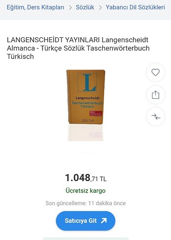 Langenscheidt Türkçe-Almanca Cep Sözlüğü - Görsel 5