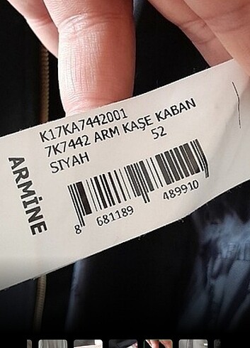 48 Beden #kaban #Mont #palto #armine - Görsel 5