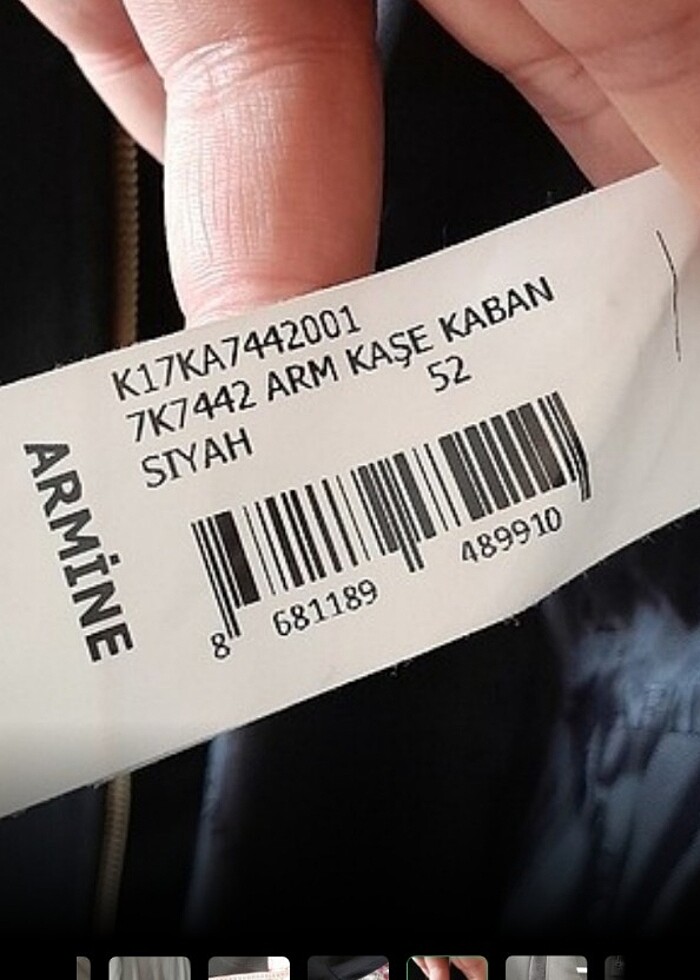 48 Beden #kaban #Mont #palto #armine - Görsel 5