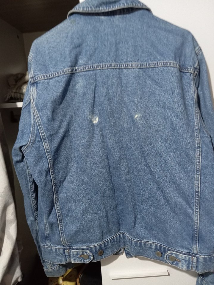 Düğmeli Mavi Erkek Kot Ceket - Görsel 3