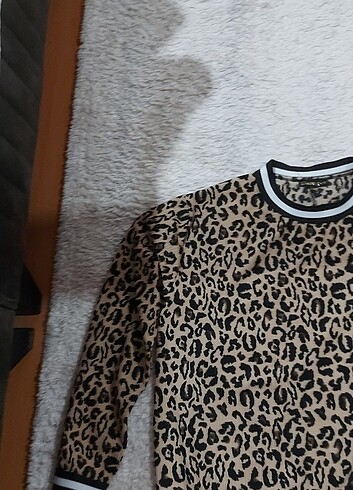 xl Beden çeşitli Renk Leopar sweatshirt