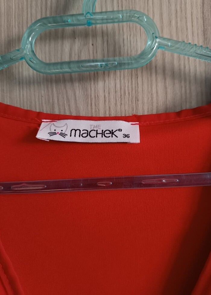 Kırmızı elbise  - Görsel 5