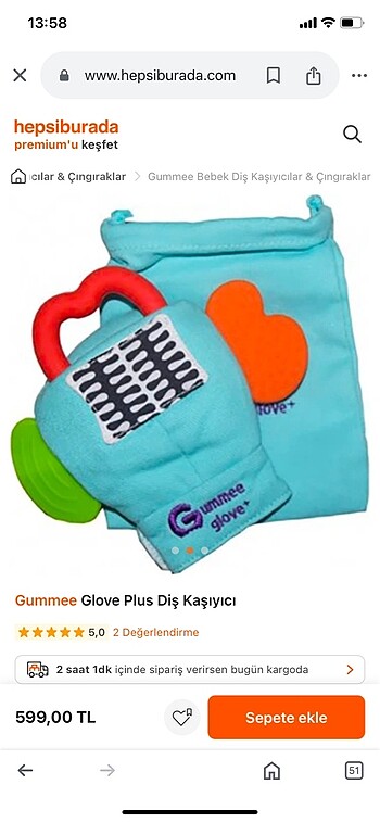  Beden Gummee glove diş kaşıyıcı